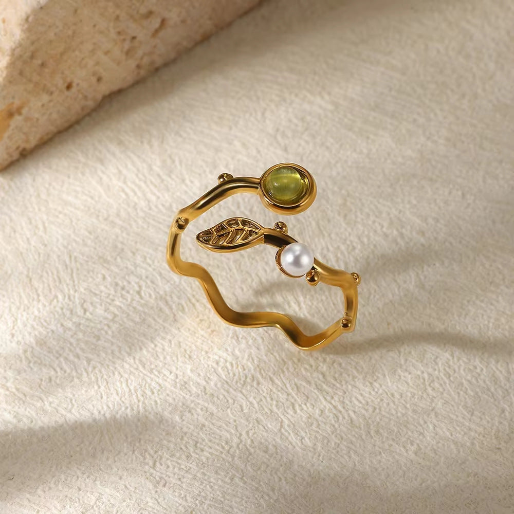 Wholesale Stainless Steel Ring Niche Design Luxury Ring