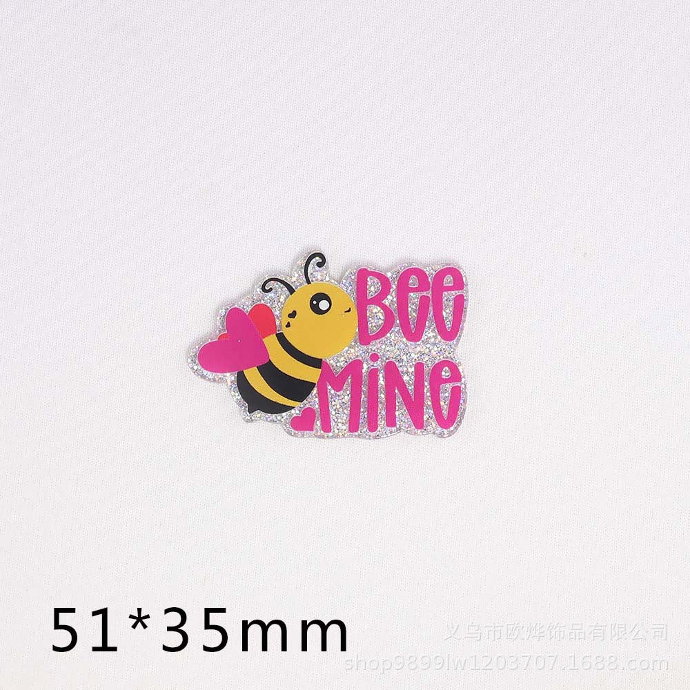 Wholesale 10pcs/pack  Cartoon letter arrow envelope bag accessories   Acrylic Flatback