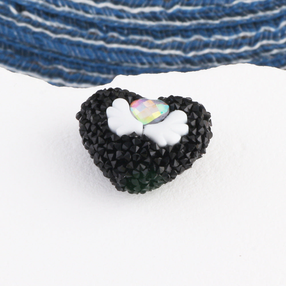 Wholesale Angel Wings Heart Acrylic Sugar Diamond Balls