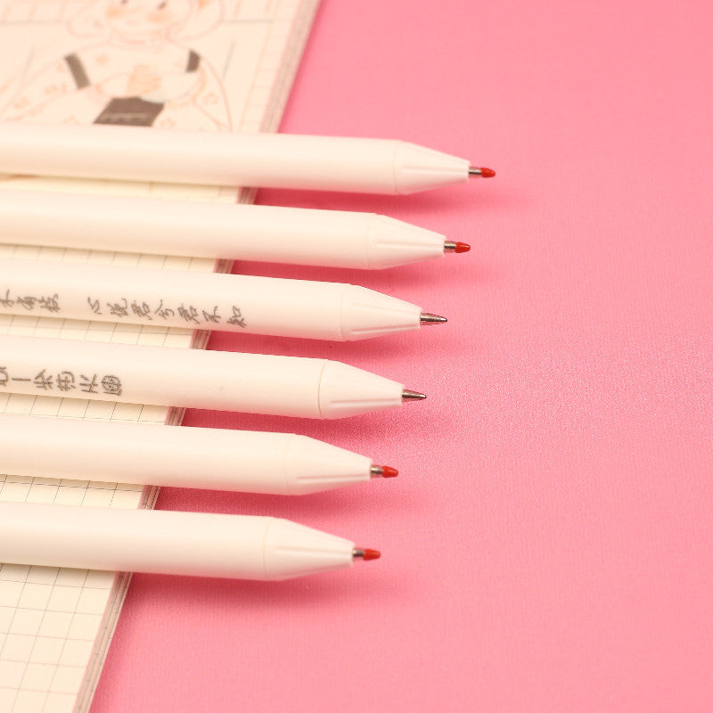 Wholesale Plastic Heart Press Gel Pen