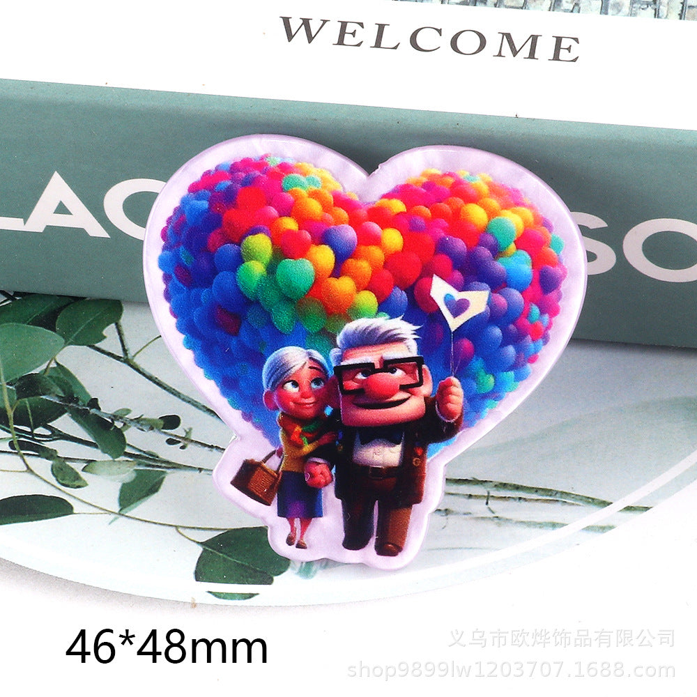 Wholesale Cute cartoon character and animal accessories in acrylic OLY Exclusive