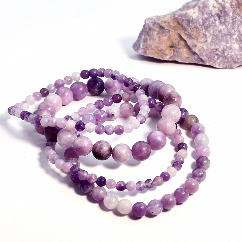 Wholesale retro amethyst bracelet single ring elastic rope agate bracelet