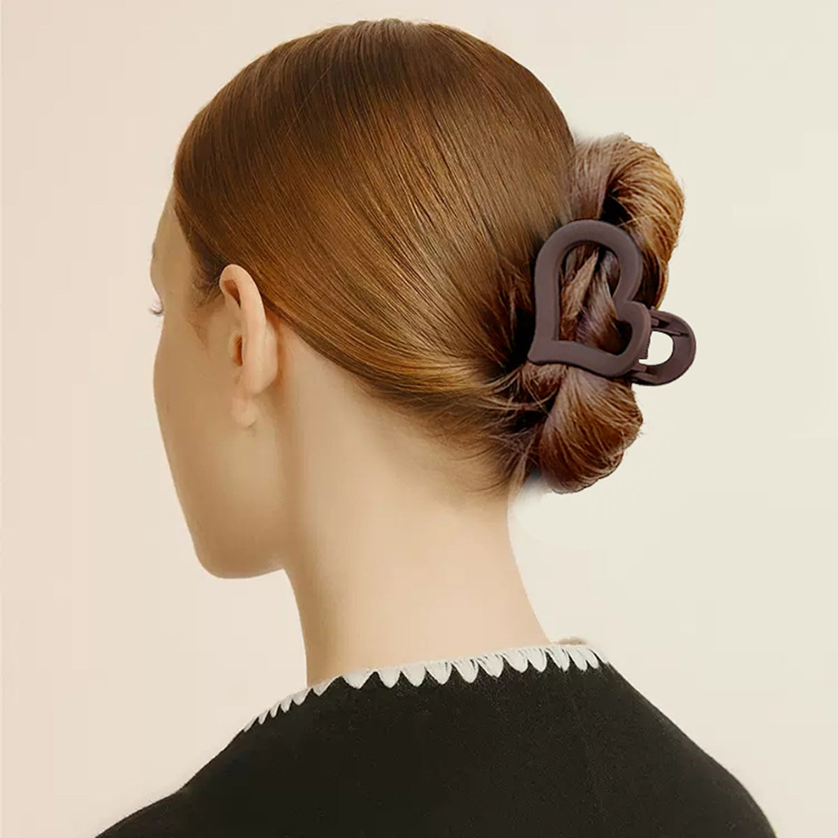 Wholesale Acrylic 4PCS Valentine's Day Maillard Style Love Clips