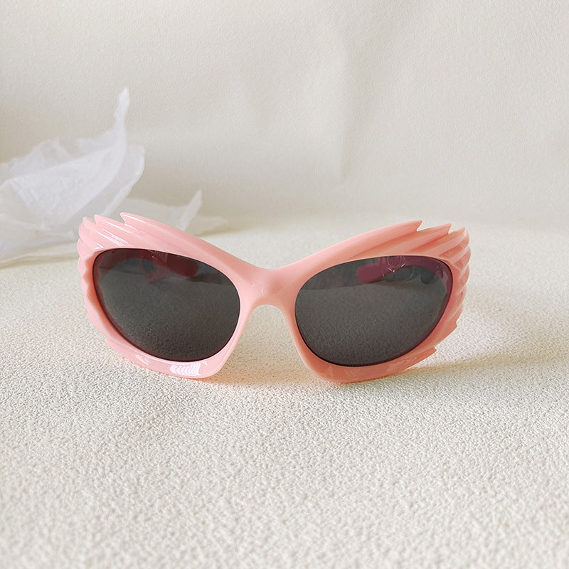 Wholesale Y2K Large Frame Cycling PC Sunglasses