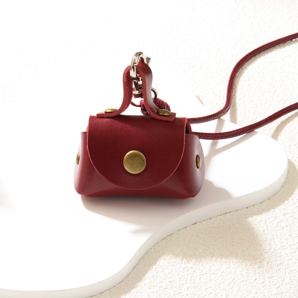 Wholesale Small and Cute Leather Coin Purse Necklace