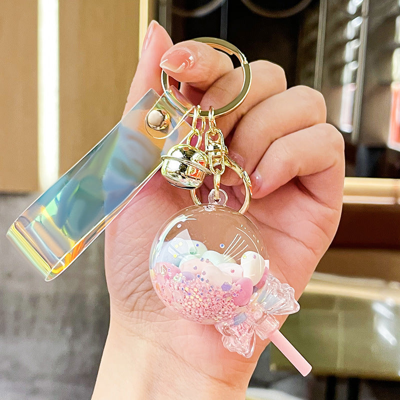 Wholesale Oiled Lollipop Acrylic Keychain