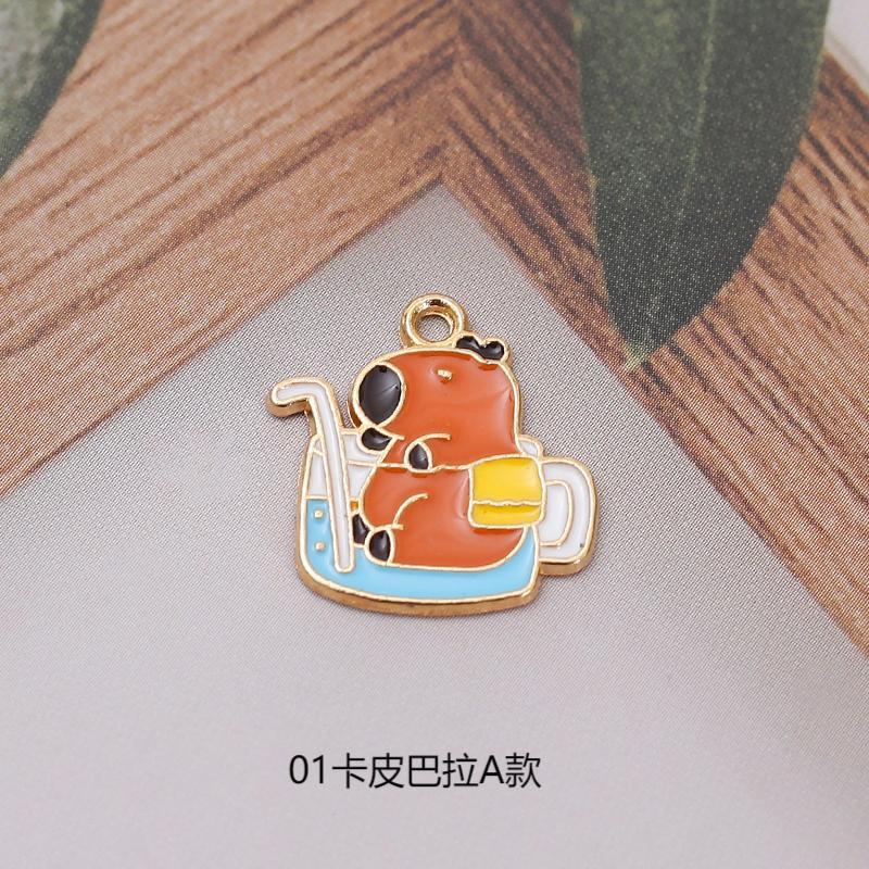 Wholesale Cartoon cute drop oil alloy pendant diy Charms 	OLY Exclusive