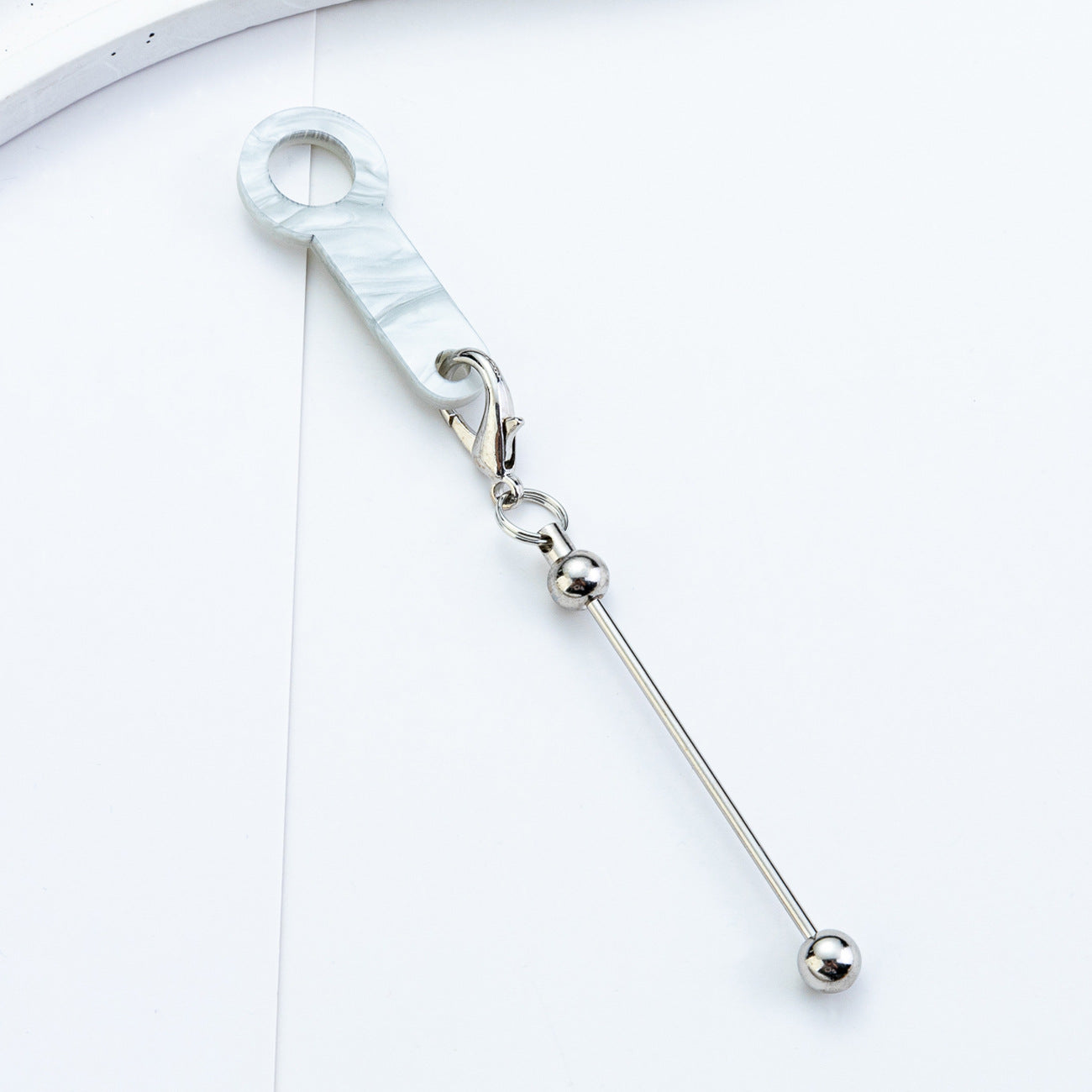 Wholesale Ready-Made DIY Beaded Acrylic Straw Hangings Suitable for 8Mm-10Mm Water Cup Straw Accessories Decoration