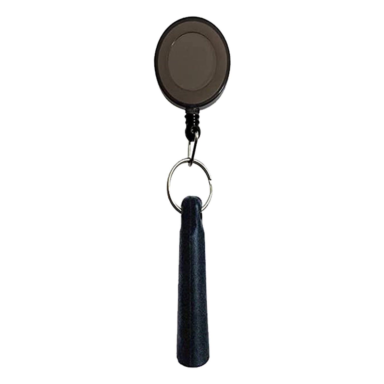 Wholesale Translucent PVC with Pen Cover Badge Scroll Retractable Keychain