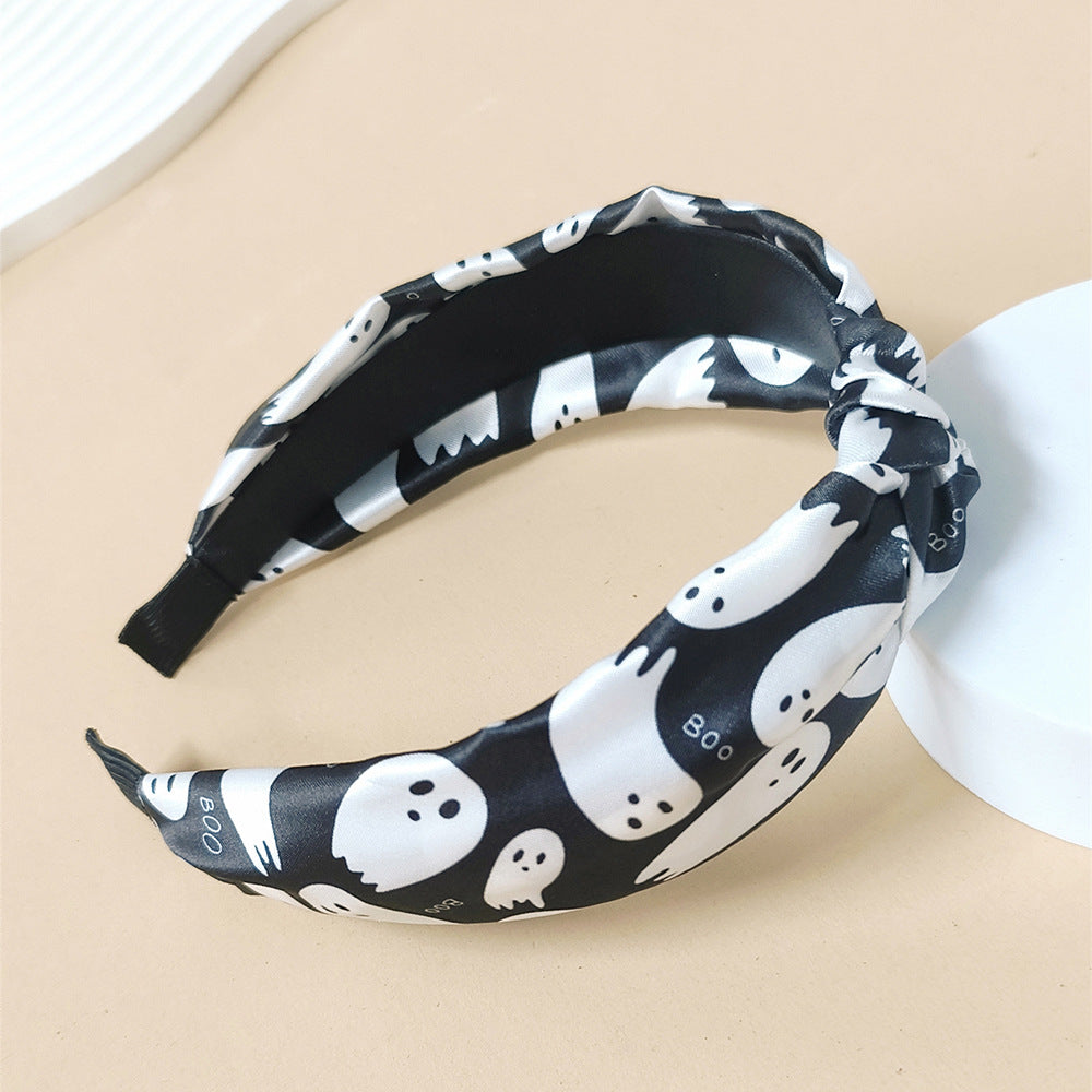 Wholesale  headband women' s wide-brimmed fabric knotted headband