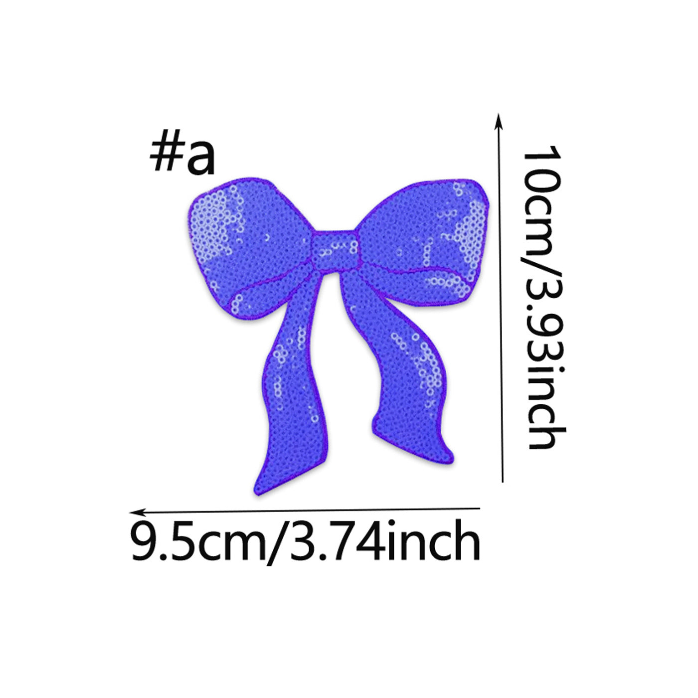 Wholesale Bow embroidery  fabric appliqué  sequins