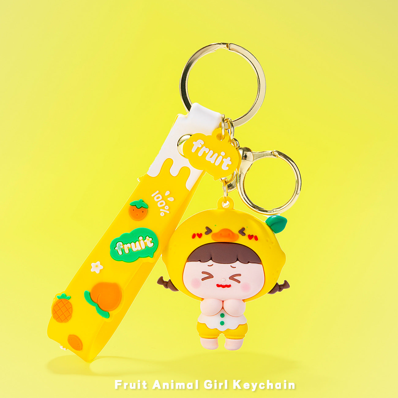 Wholesale Animal Fruit Girl Cartoon Keychain