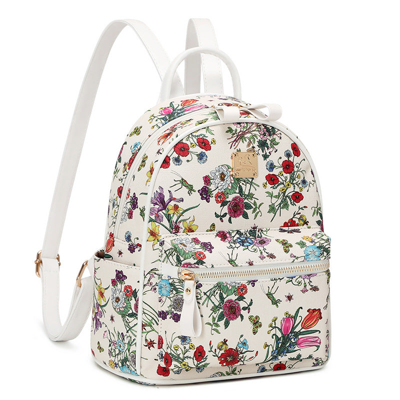 Wholesale Digital Printed Minimalist Leather Backpacks