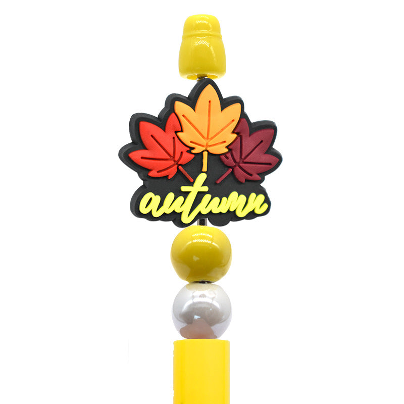 Wholesale 100pcs Diy Thanksgiving Autumn Series PVC Soft Beads