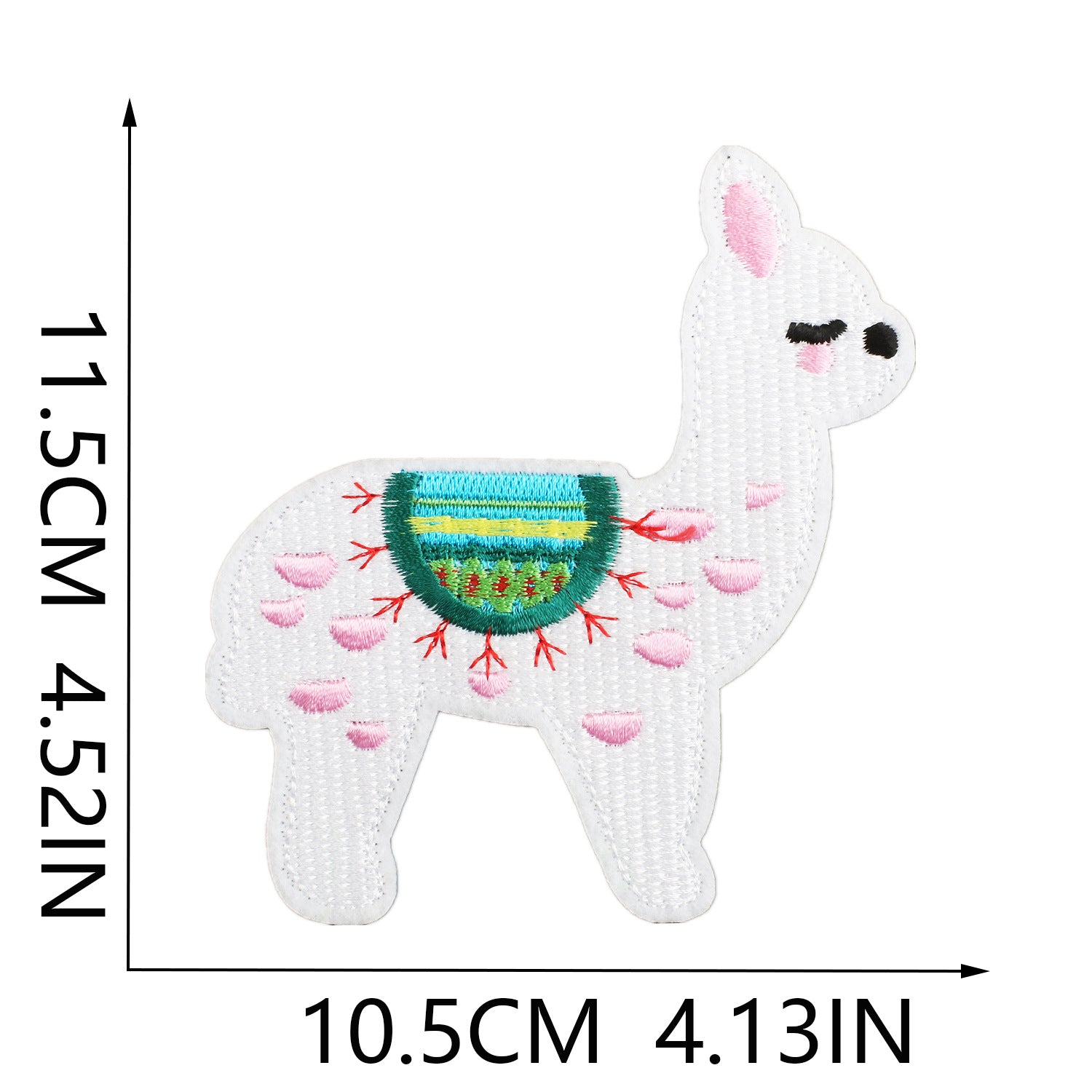 Wholesale Cartoon alpaca embroidery cloth patch clothes desert camel patch