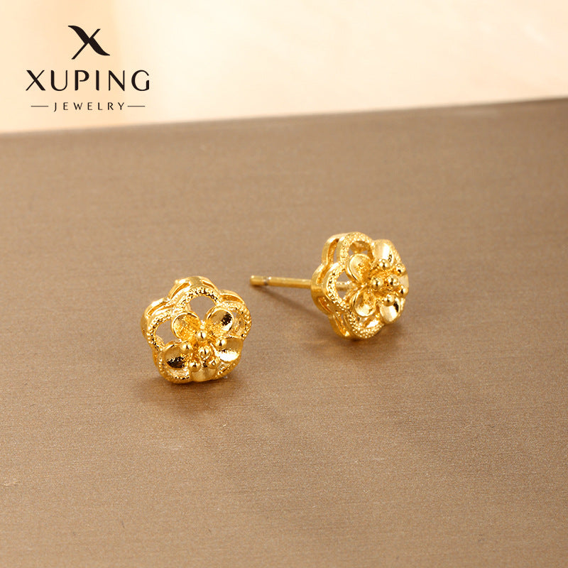 Wholesale Fairy Style Plants Flowers Vintage Simple Style Design Earstuds