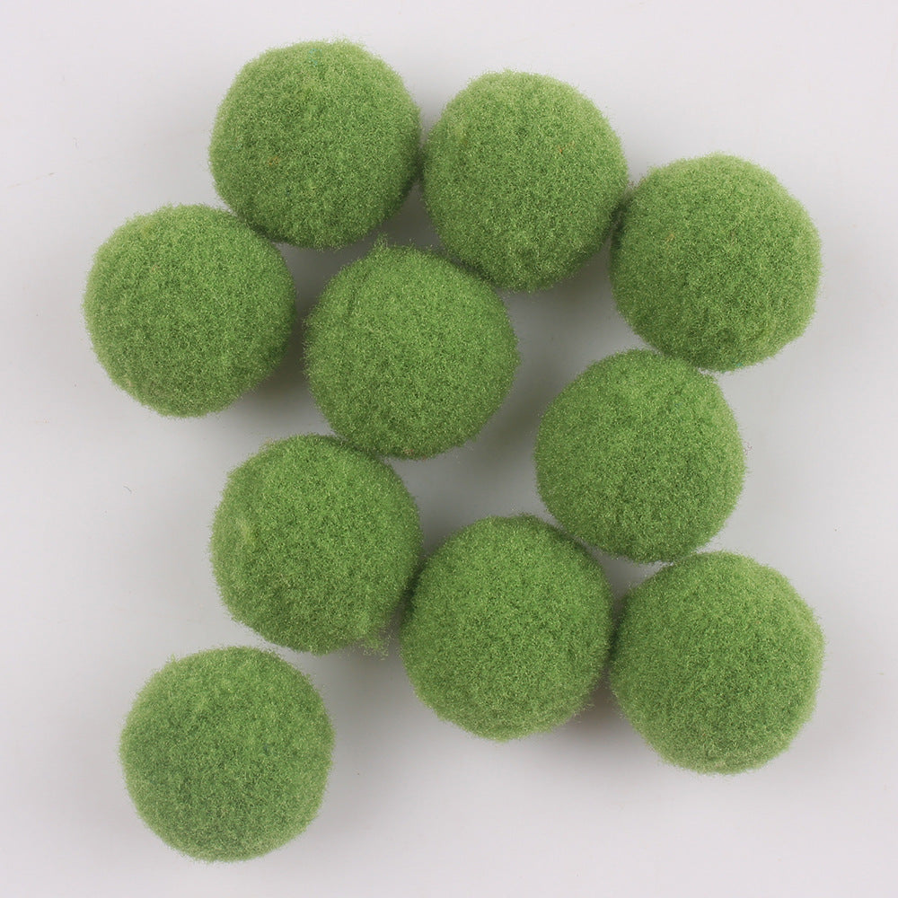 Wholesale 15MM diy handmade materials headdress accessories high elastic wool ball colorful wool ball NO HOLE