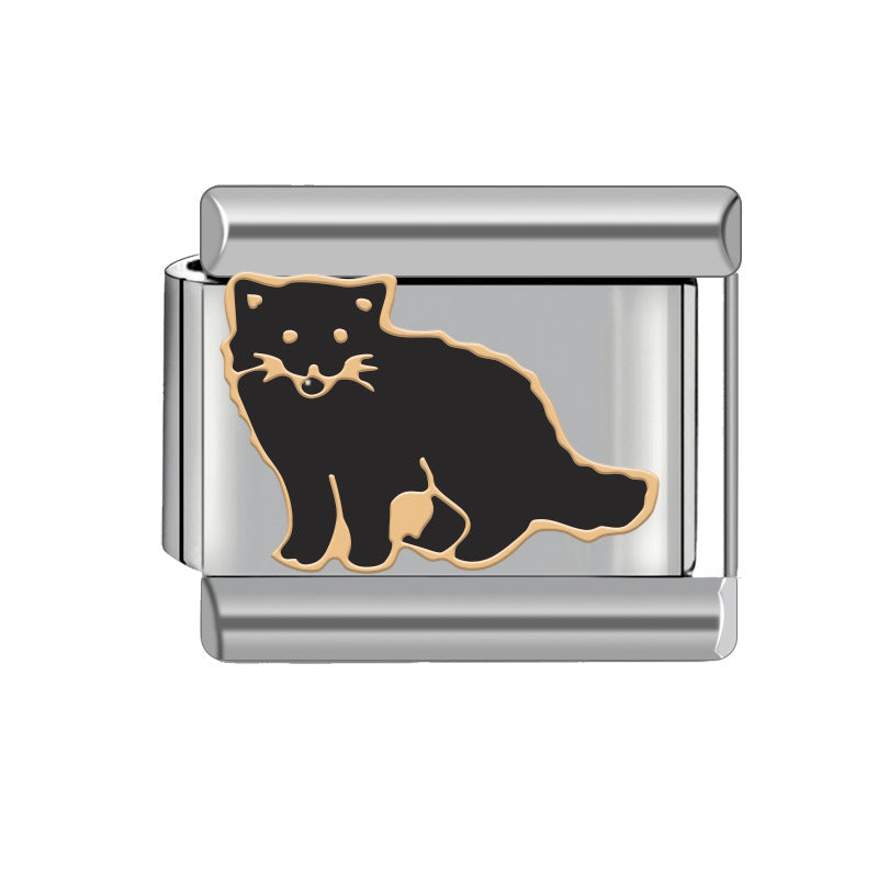 Wholesale Italian Charm Bracelet 9mm DIY Spliced Detachable Heart Pattern Combination Bracelet