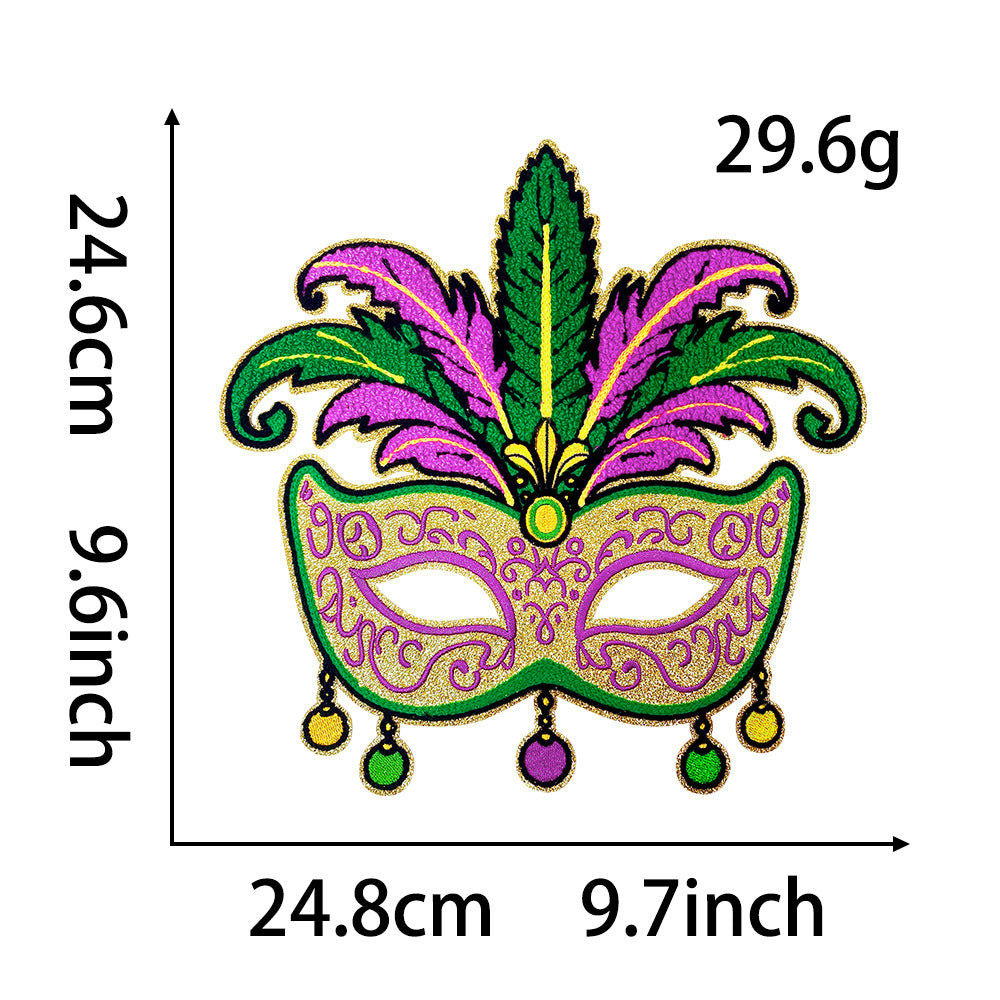 Wholesale Trendy Sequin Embroidered Lucky Carnival Patch Valentine S Day Coat Accessory