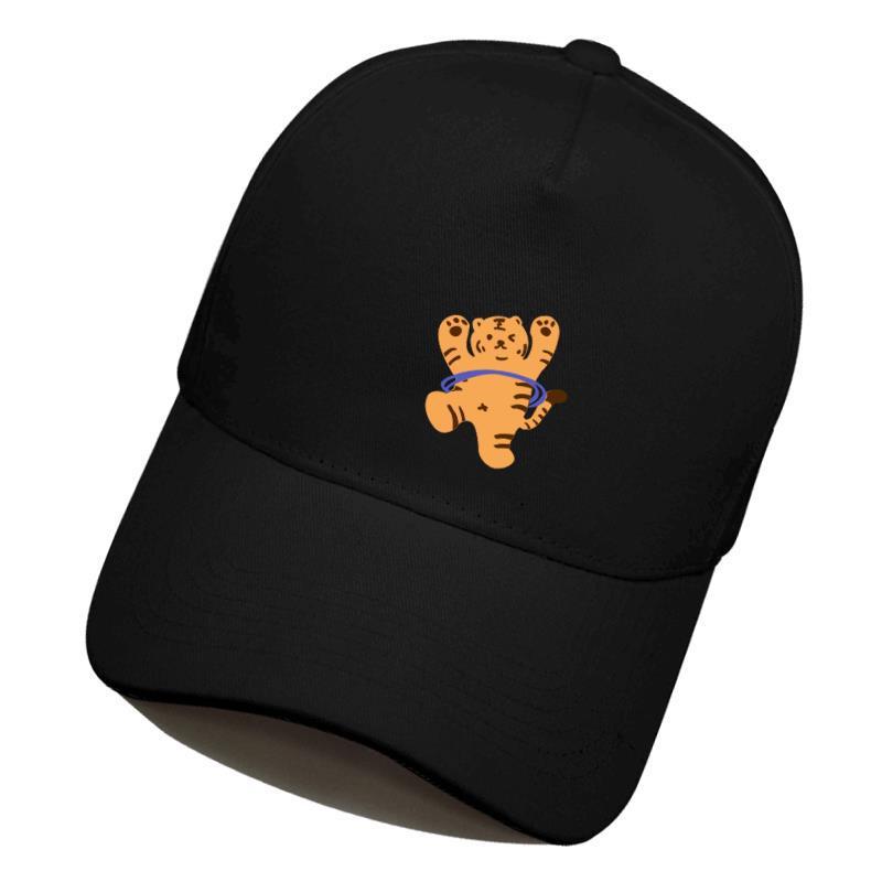 Wholesale Cartoon Tiger Men and Women Valentine's Day Couple Versatile LOGO Peaked Cap Sunshade Baseball Cap