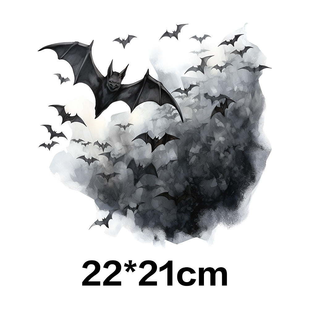 Wholesale 10pcs Halloween Black and White Horror Series UV DTF Ready to Press Transfers Wraps