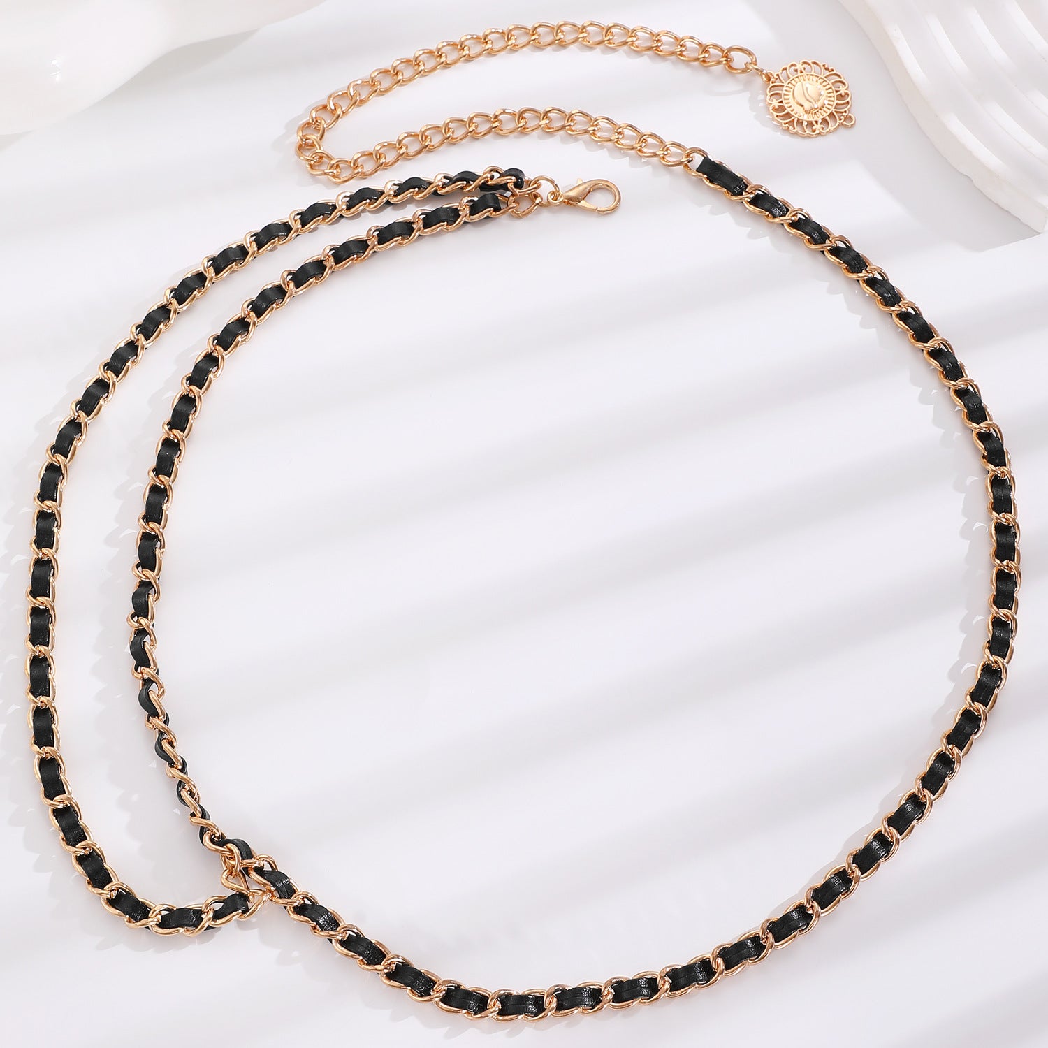 Wholesale Bohemian Ocean Style Metal Waist Chain For Women Starfish Heart Butterfly Charm Ancient Silver Finish Chic Dress Accessory