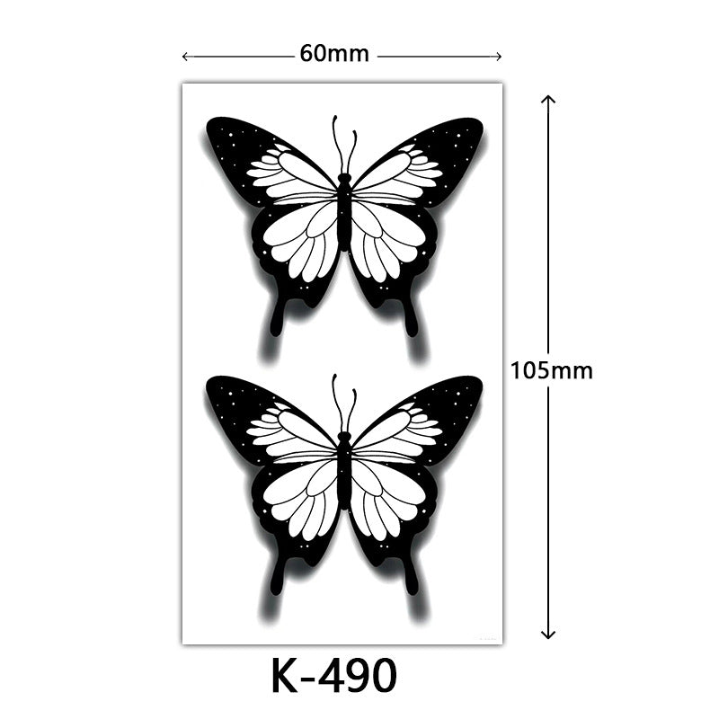 Wholesale Fresh Flower Tattoo Stickers