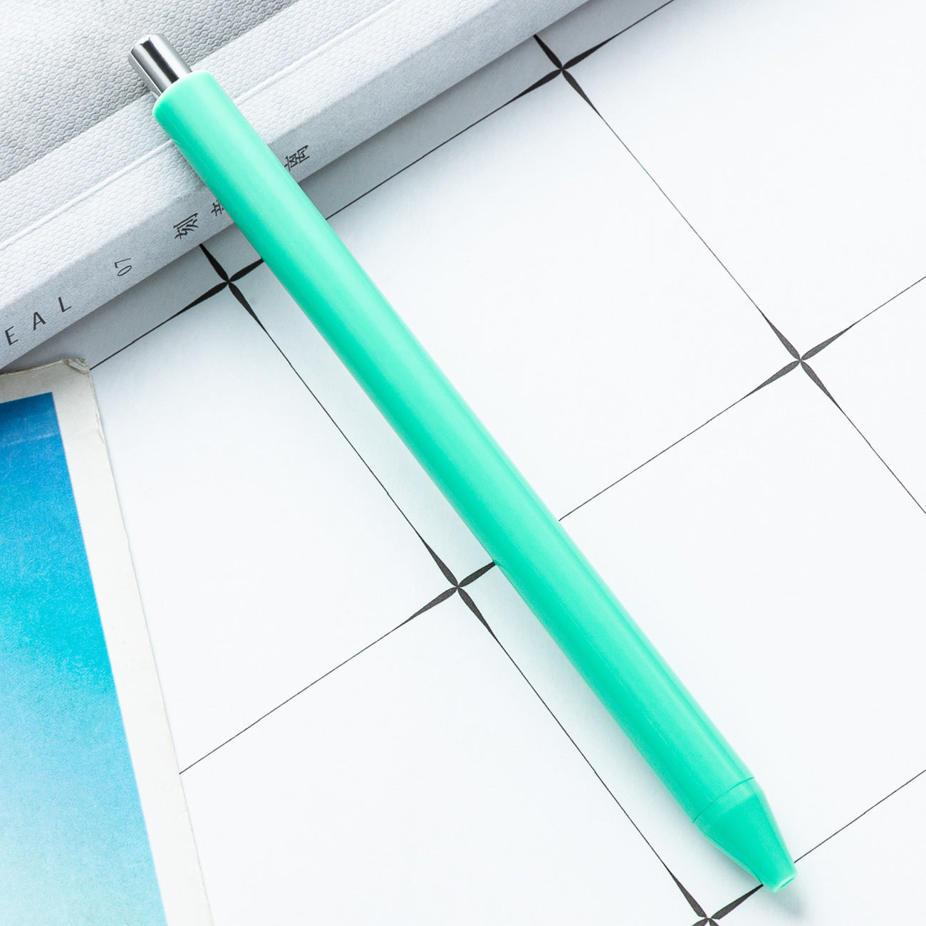 Wholesale Macaron colored press office writing pen