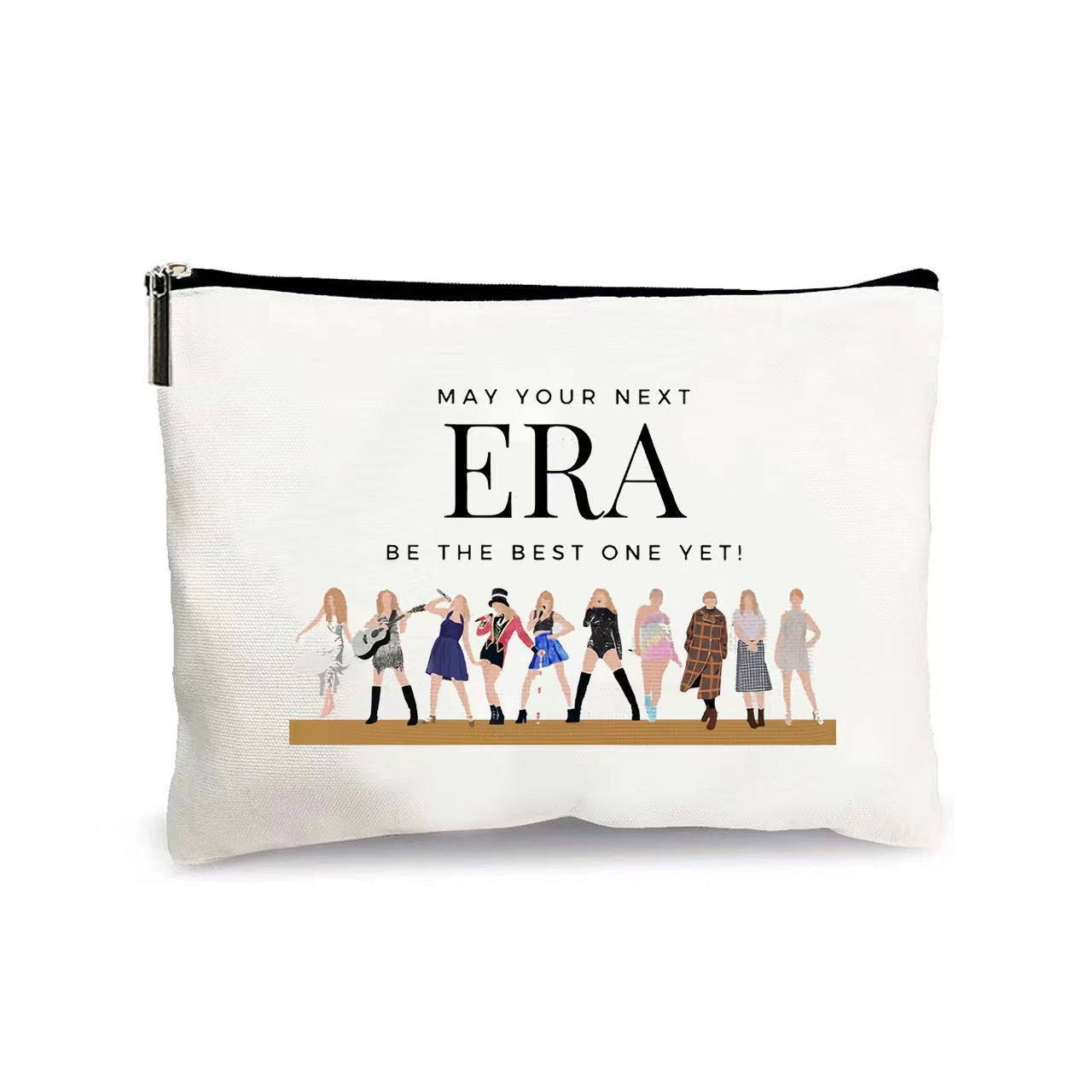 Wholesale Cotton and Linen Nurse Letter Print Storage Waterproof Linen Cosmetic Bag