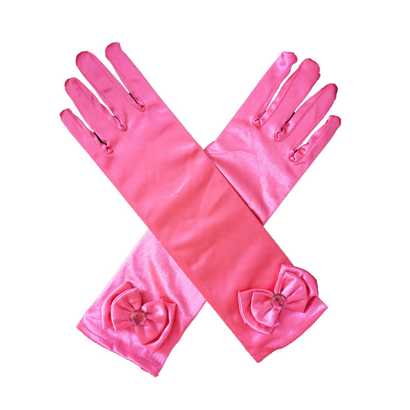 Wholesale Bow Show Polyester Glove