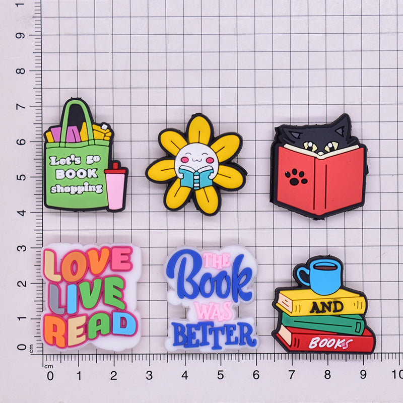 Wholesale Random 100pcs Student School Bookworm  Beads