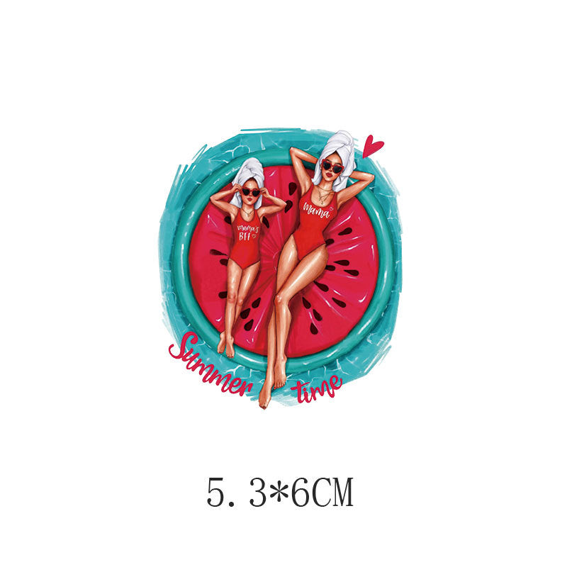 Wholesale Summer Cartoon Heat Transfer   UV DTF Ready to Press Transfers Wraps