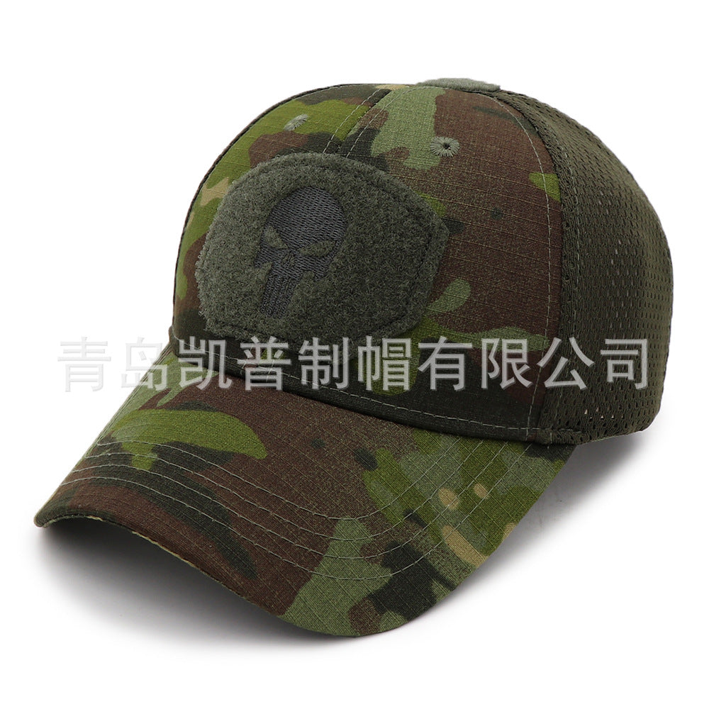 Wholesale Mountaineering Sun Visor Mesh Hat Velcro Baseball Cap