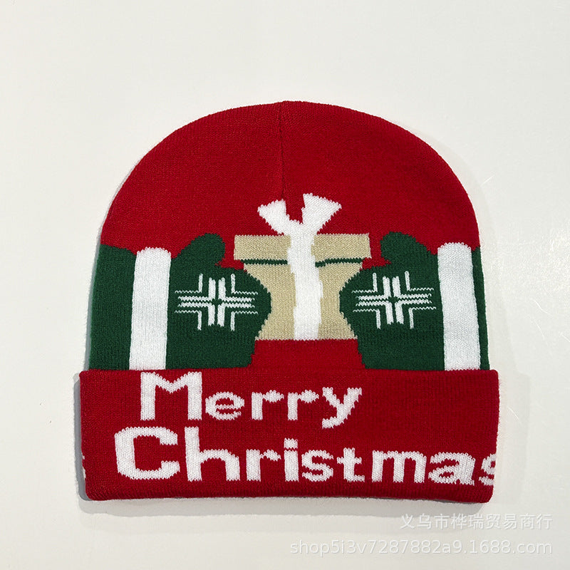 Wholesale Elk Knitted Hat Santa Claus Knitted Hat Christmas Knitted Hat