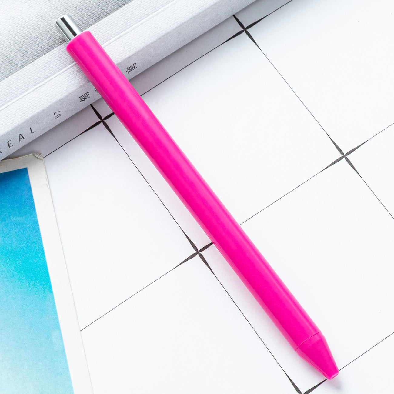 Wholesale Macaron colored press office writing pen