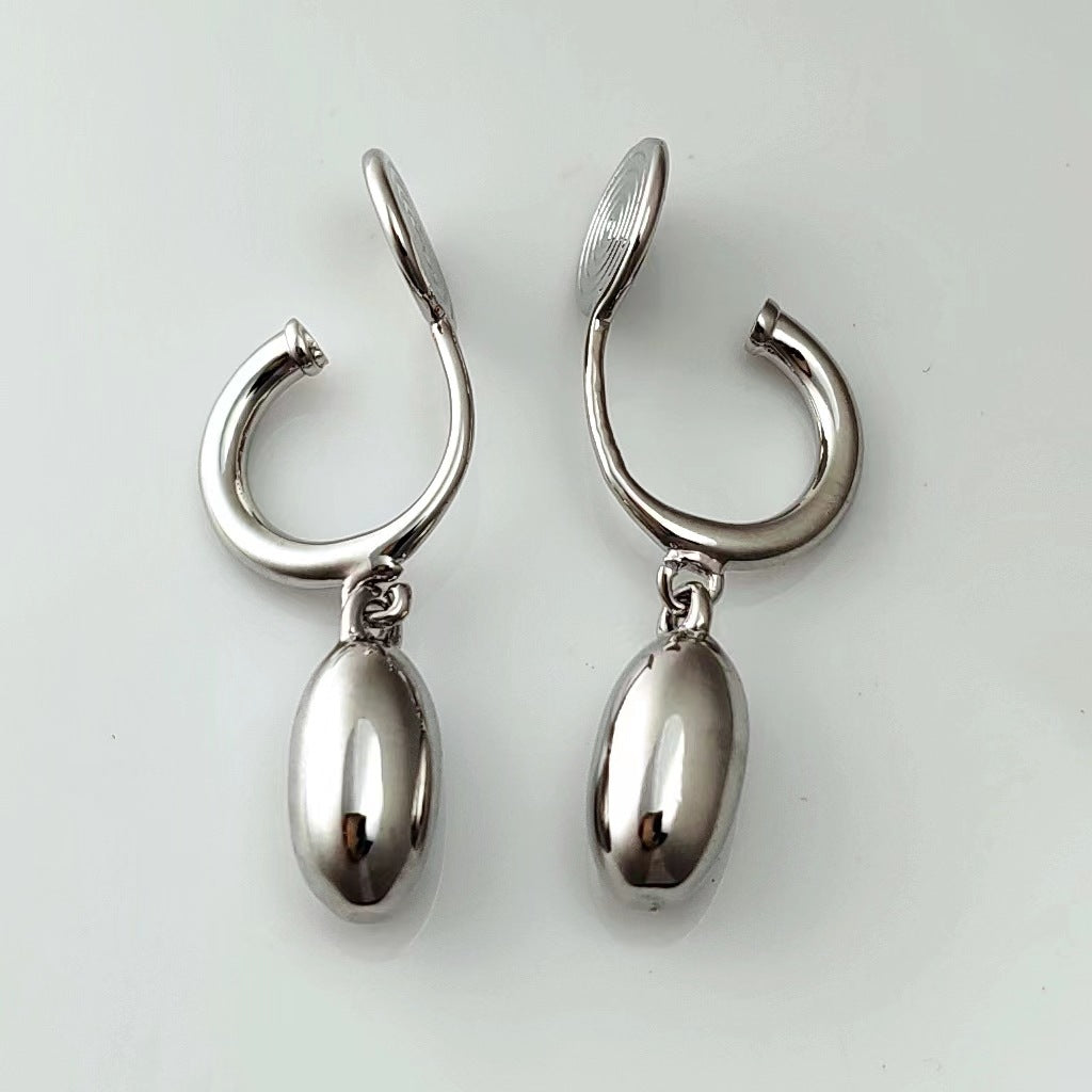 Wholesale Copper Glossy Egg Mosquito Coil Ear Clip