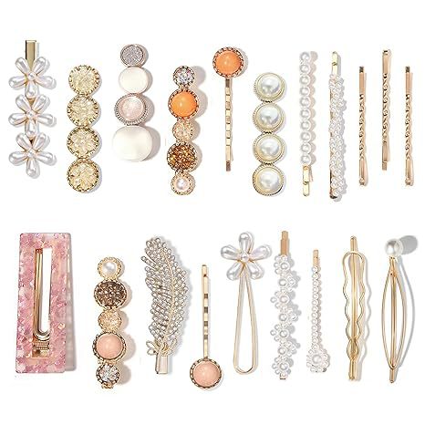 Wholesale ins Pearl Hairpin Set Acrylic Acetate Hairpin Combination Hair Accessories