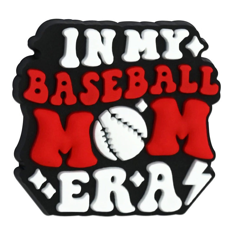 Wholesale Random 100pcs Cartoon Baseball Sports Beads  Focus Beads