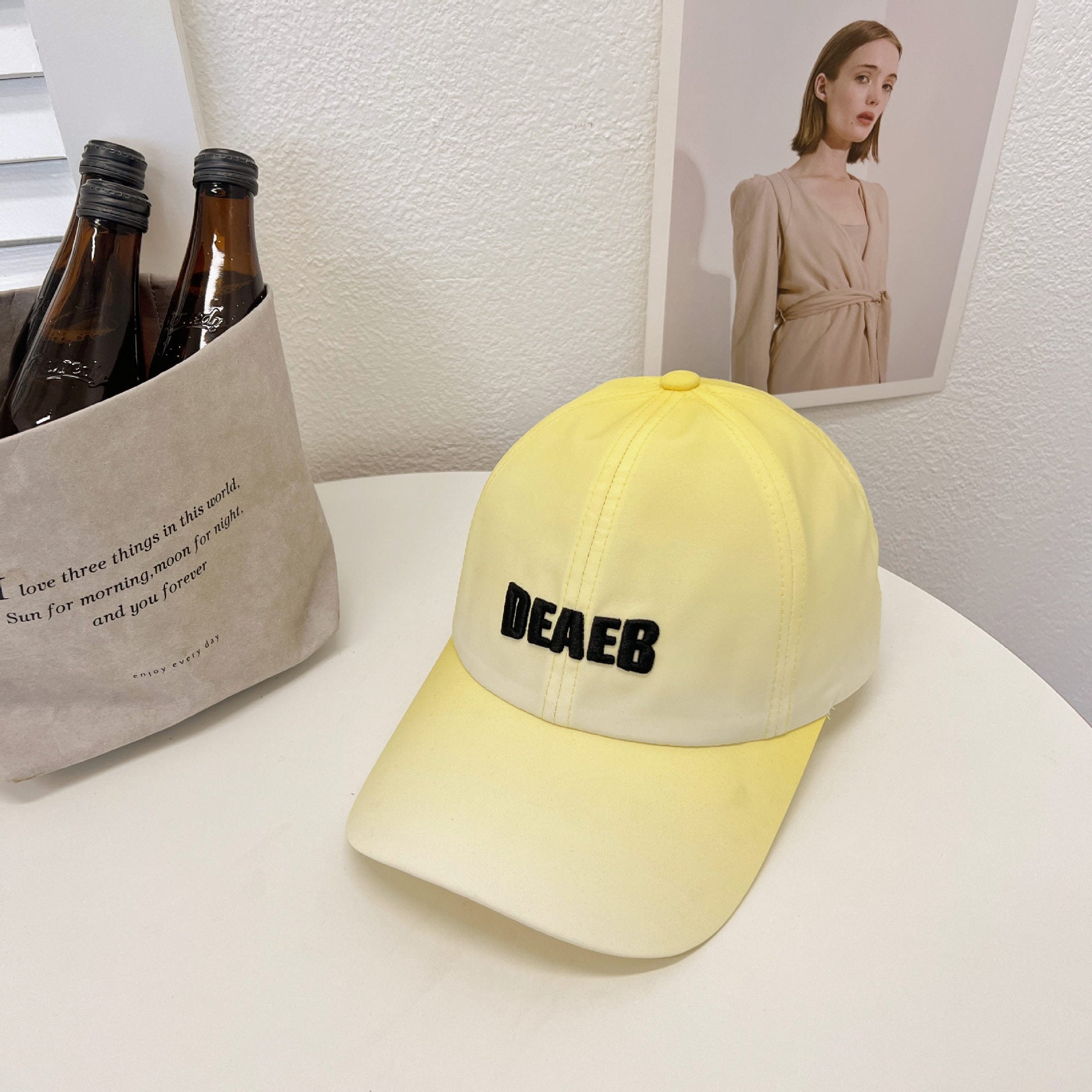 Wholesale Three-dimensional Embroidered Letter Cotton Baseball Caps