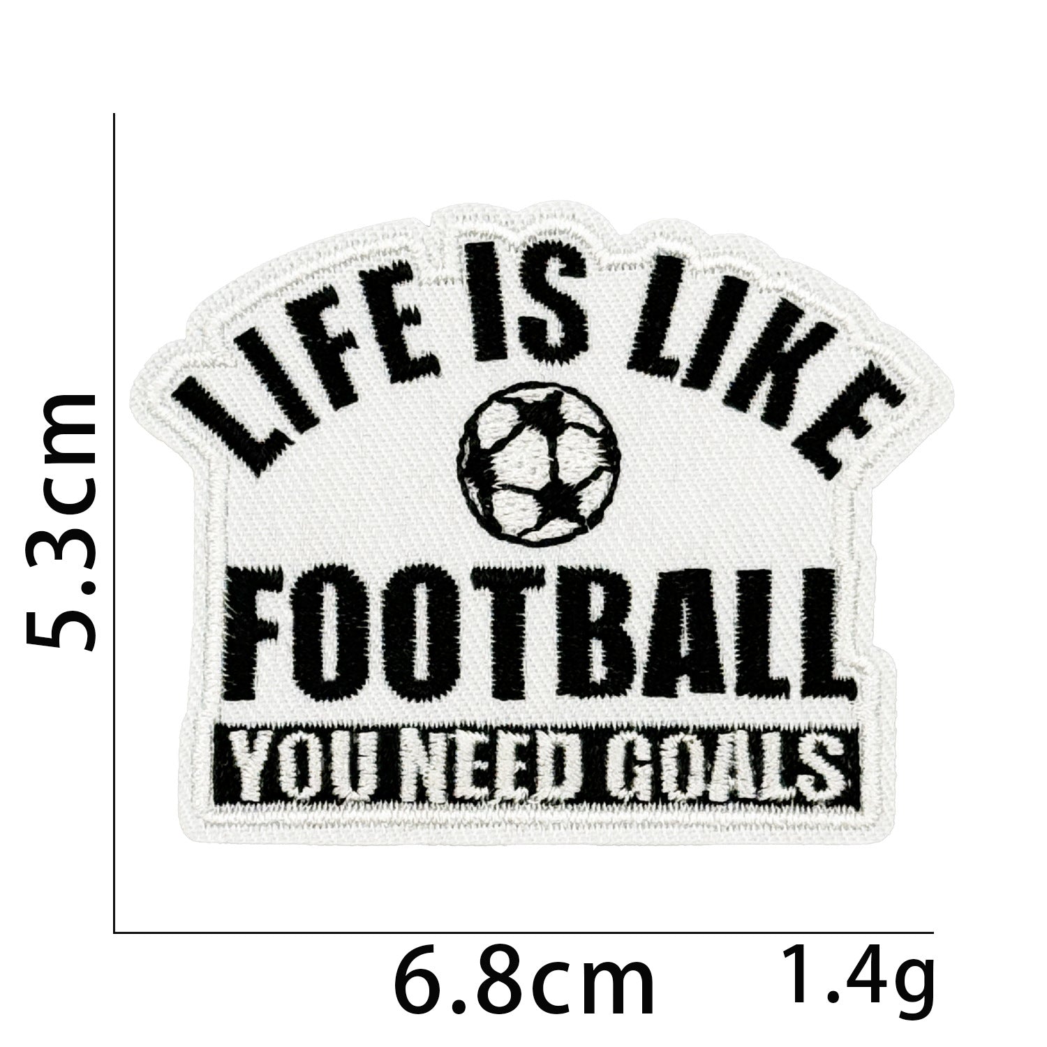 Wholesale 10pcs Sports Football  embroidered patch