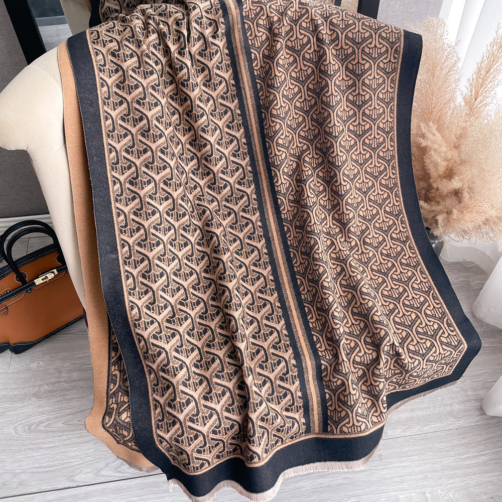 Wholesale Autumn and Winter Thick Imitation Cashmere Scarf