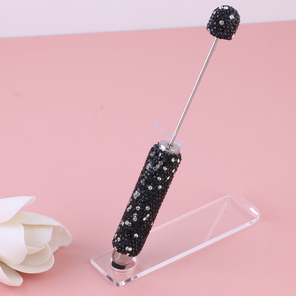Wholesale  Live Hot Selling Color Touch Screen Pen Drill Pen Ceramic Mud Full Diamond Beaded Pen DIY Beaded Ballpoint Pen Heavy Industry Pen