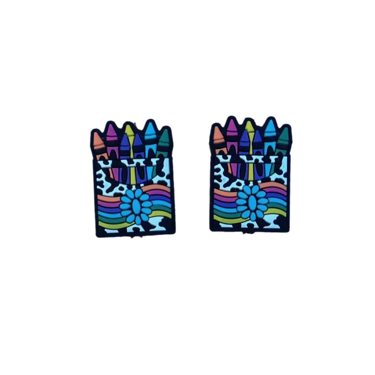 Wholesale 10PCS Creative Colored Pens Silicone Beads