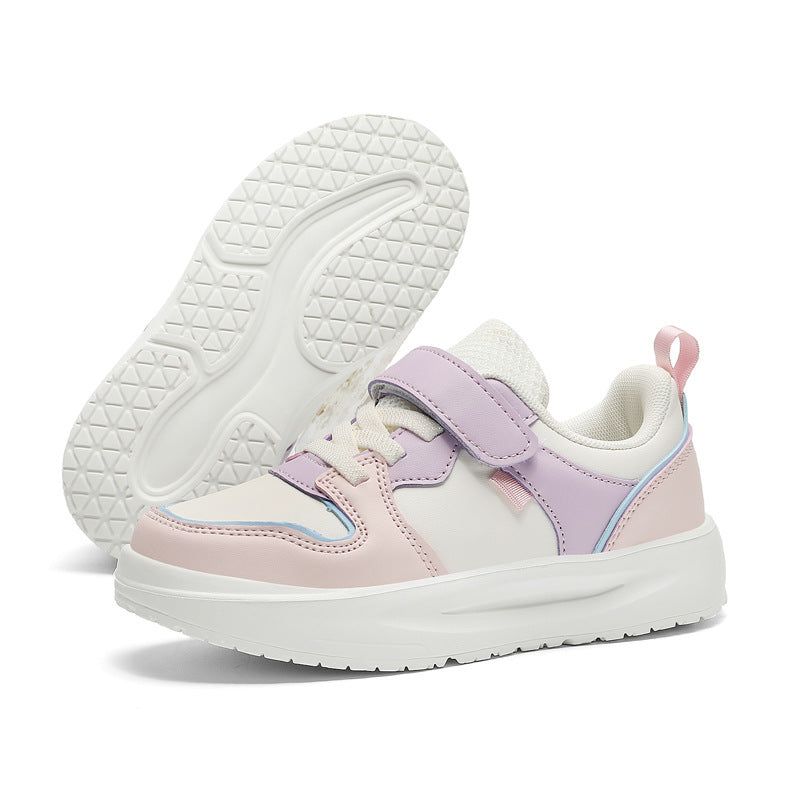 Wholesale Soft Sole Non-slip Leather Surface Waterproof Kids Shoes