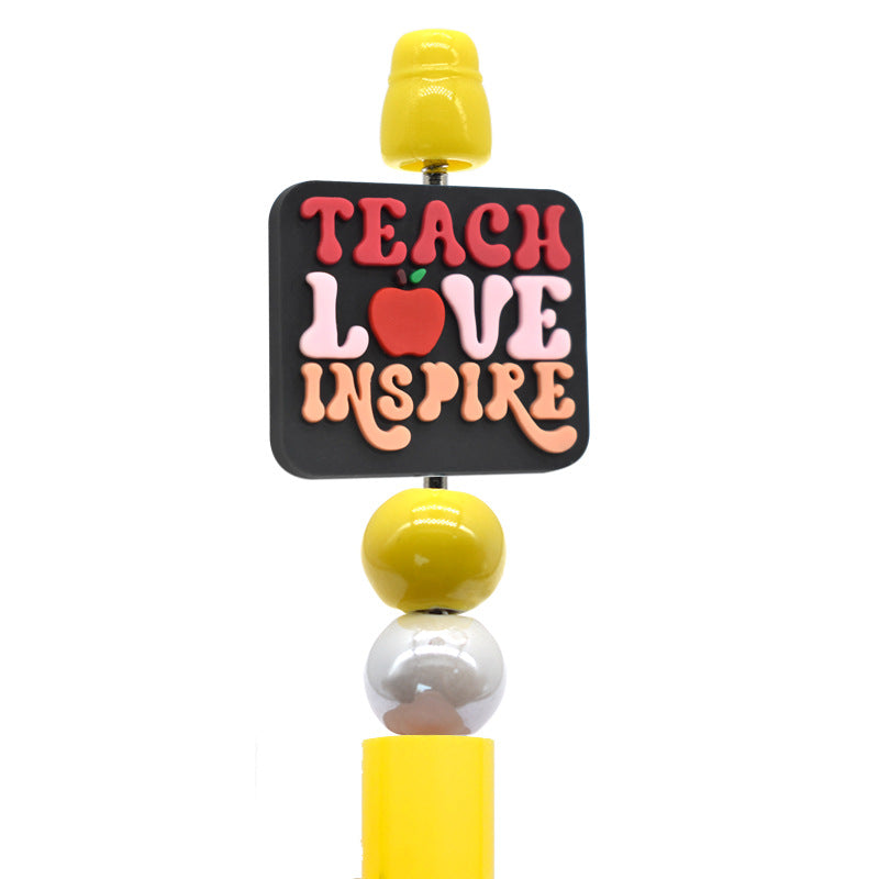 Wholesale Random 100pcs Cartoon School Series Focal Beads