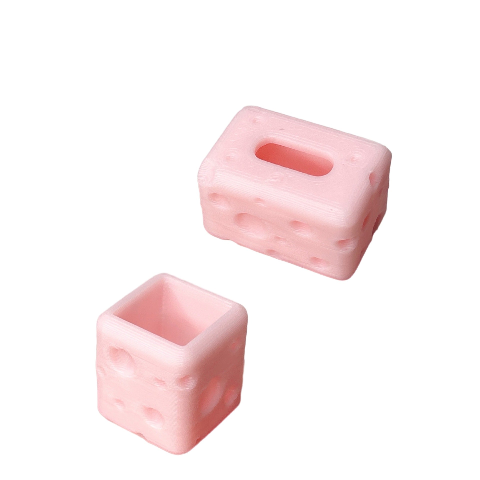 Wholesale Mini Cheese Tissue Box Pen Holder Miniature Scene Doll Accessories