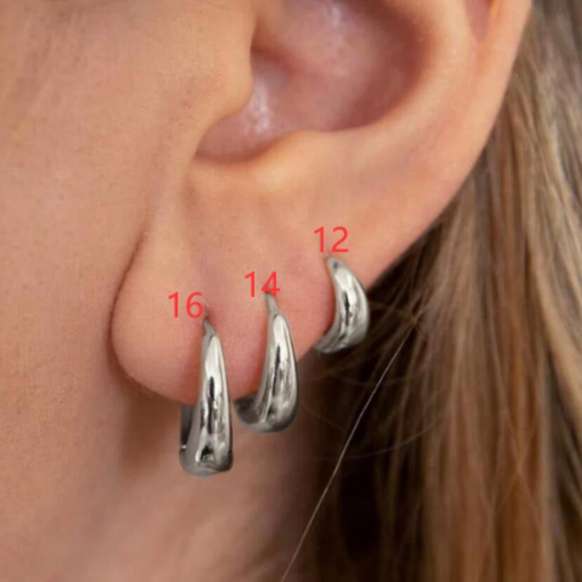 Wholesale Simple large earrings, high-end niche