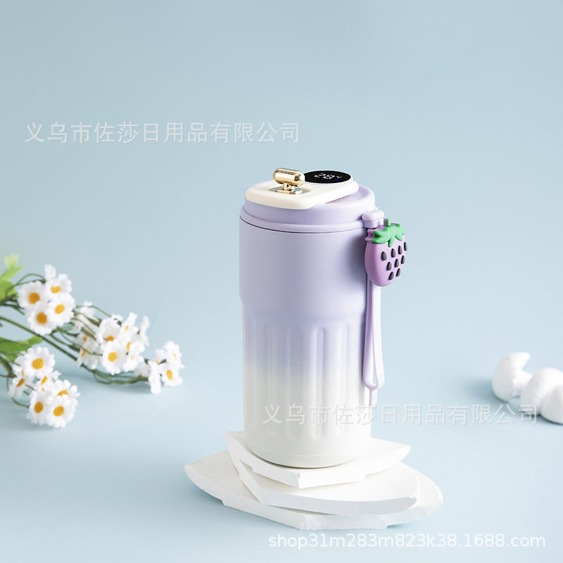 Wholesale Thermos Cup Stainless Steel Handle Rope Portable Hand Cup