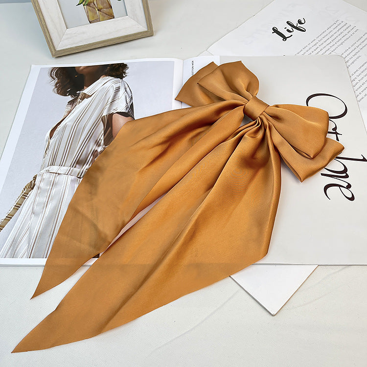 Wholesale Large Bow Ribbon Spring Clip Top Clip Hair Accessories