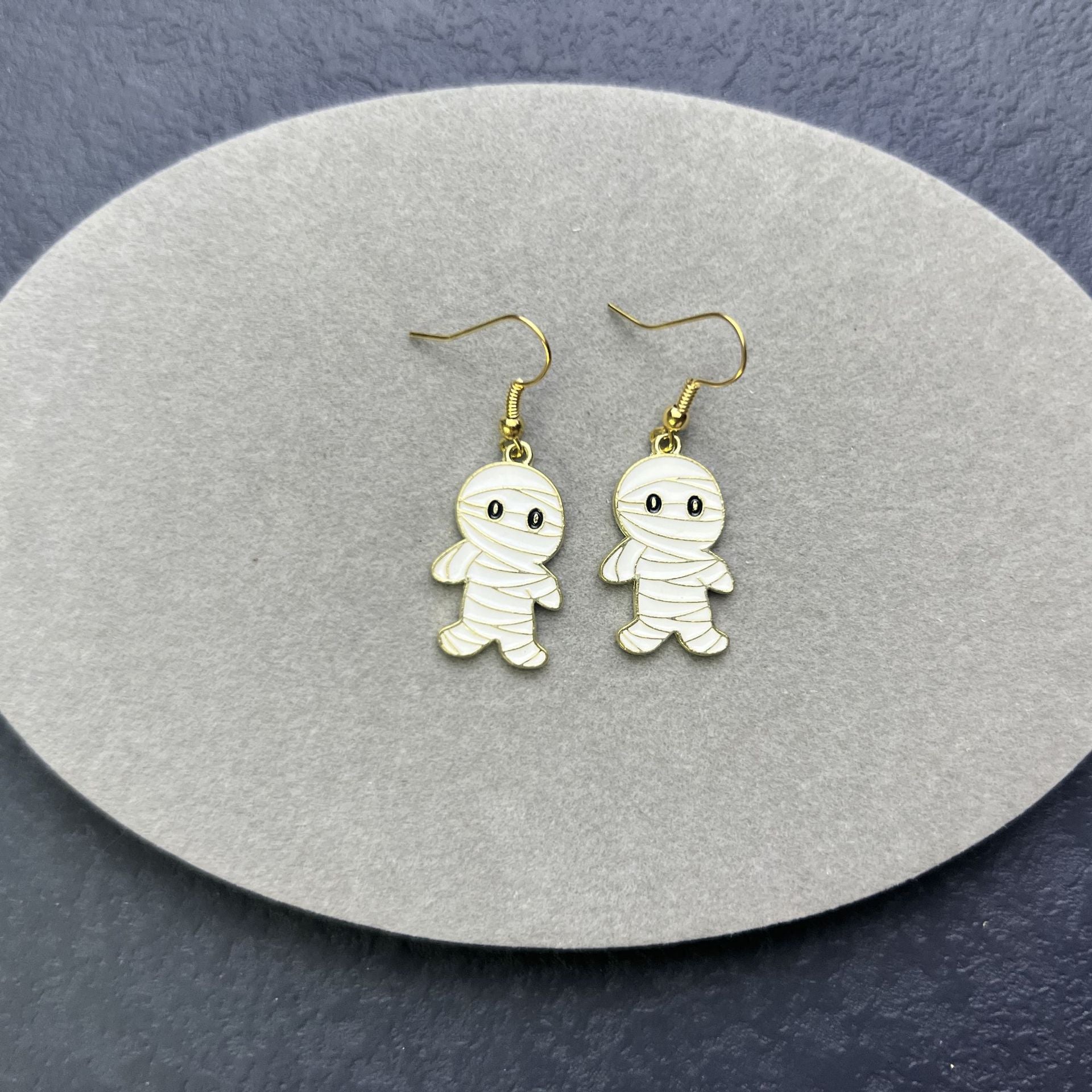 Wholesale Halloween Simple Fashion Ghost Pumpkin Spider Witch Spoof Earrings